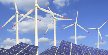 solar and wind energy